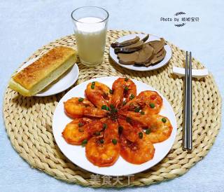 蒜蓉番茄㸆虾#海鲜#的做法步骤：12