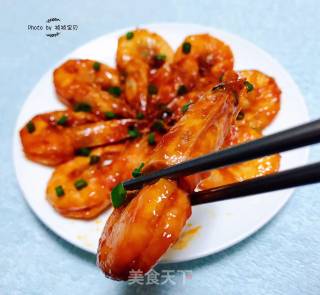 蒜蓉番茄㸆虾#海鲜#的做法步骤：13