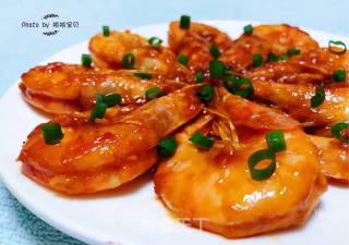 蒜蓉番茄㸆虾#海鲜#的做法步骤：14