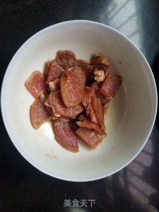 平菇肉片的做法步骤：3