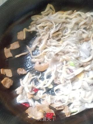 平菇肉片的做法步骤：5