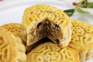 自制经典的五仁月饼的做法步骤：17