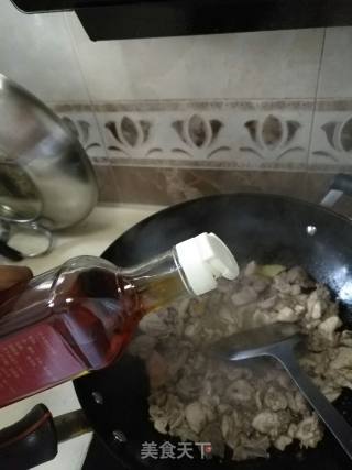 青豆烧兔丁的做法步骤：6