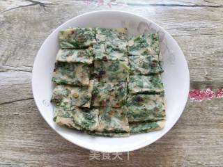 香菜鸡蛋饼的做法步骤：10