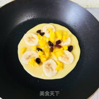 宝宝水果披萨的做法步骤：9