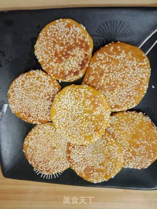 芝麻南瓜饼的做法步骤：6