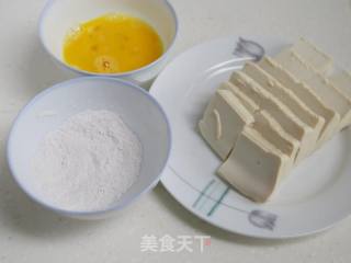 香煎豆腐的做法步骤：2