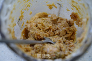面筋塞榨菜鲜肉的做法步骤：2