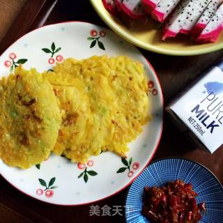 包菜鸡蛋饼的做法步骤：10