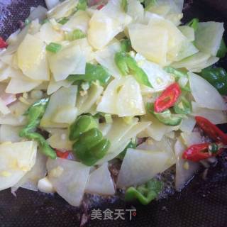 牛肉炒土豆片的做法步骤：7