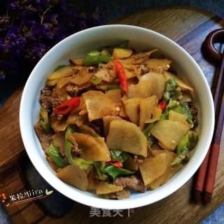 牛肉炒土豆片的做法步骤：11