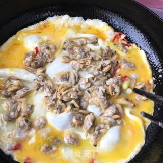 “下饭菜”蚬肉滑蛋的做法步骤：9