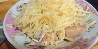 姜丝兔腿的做法步骤：7
