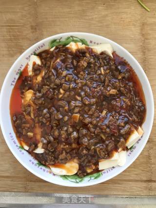肉末蒸豆腐的做法步骤：8