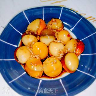 姜汁松花鹌鹑蛋的做法步骤：6