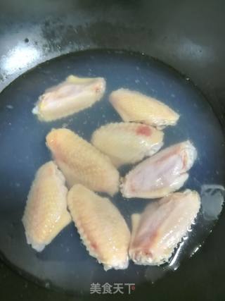 姬松茸鸡翅的做法步骤：2
