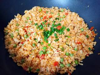 辣白菜炒饭的做法步骤：13