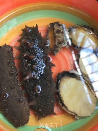 萝卜苗海参沙拉的做法步骤：3