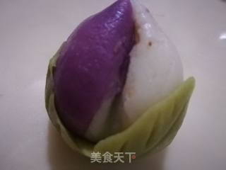 冰皮双色桃的做法步骤：8