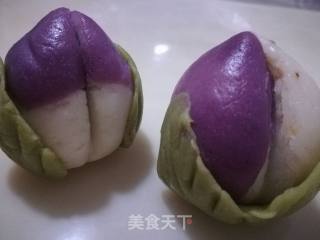 冰皮双色桃的做法步骤：11