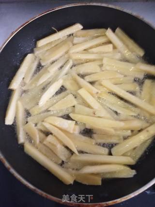 炸薯条少油版的做法步骤：3