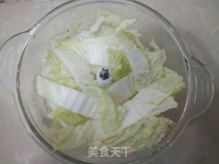 发面猪油渣白菜馅饼的做法步骤：3
