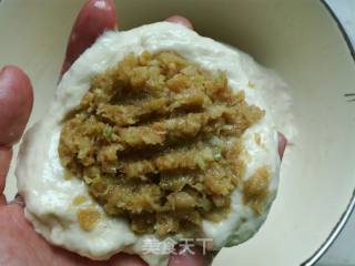 发面猪油渣白菜馅饼的做法步骤：11