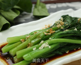 白灼菜心的做法步骤：8