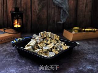黑芝麻干果雪花酥的做法步骤：11