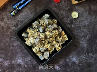黑芝麻干果雪花酥的做法步骤：12