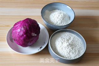 双色馒头的做法步骤：1