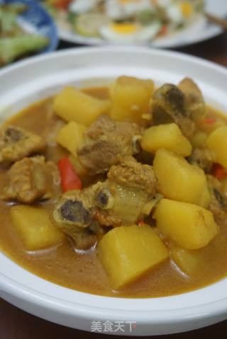 咖喱排骨土豆的做法步骤：10