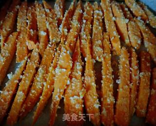 椰蓉烤薯条的做法步骤：7