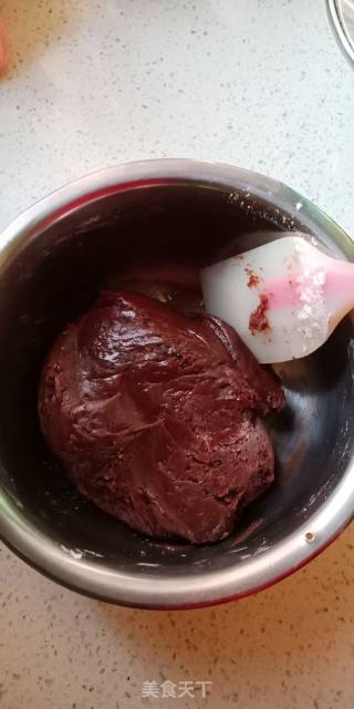 巧克力月饼的做法步骤：3