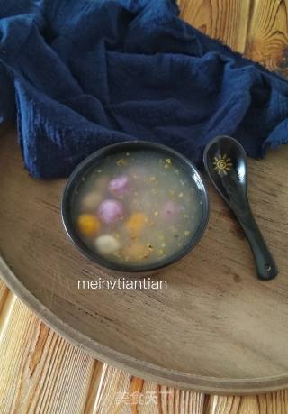 桂花藕粉圆子的做法步骤：8