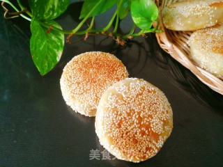 香酥芝麻烧饼的做法步骤：27