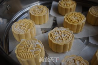 南瓜蒸月饼的做法步骤：11