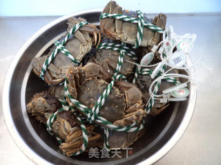 清蒸大闸蟹的做法步骤：2
