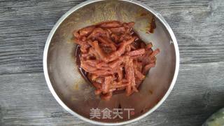 茄子炒肉丝的做法步骤：3
