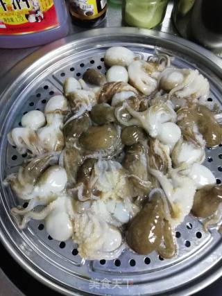 小满日食记之清蒸八爪鱼的做法步骤：2