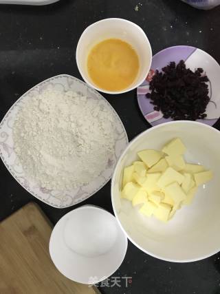 蔓越莓饼干&宝宝零食（不太甜腻，适合????和不喜欢太甜了你）的做法步骤：1