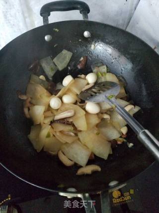 冬瓜香菇烧鹌鹑蛋的做法步骤：6