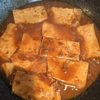 豆瓣酱焖豆腐的做法步骤：5