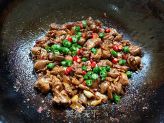 辣炒鸡肉的做法步骤：8