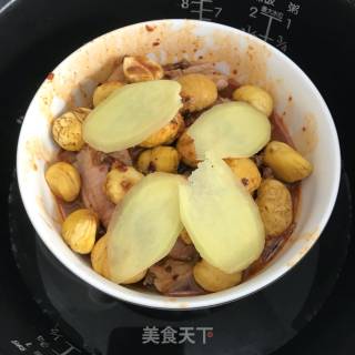 腐乳板栗蒸肉的做法步骤：8