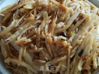 清炒莲藕丝的做法步骤：4