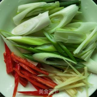 大葱炒腰花的做法步骤：5