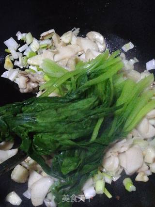 青菜豆腐烧杏鲍菇的做法步骤：6