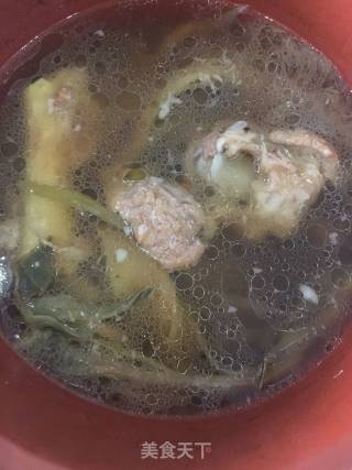 霸王花煲筒骨的做法步骤：7