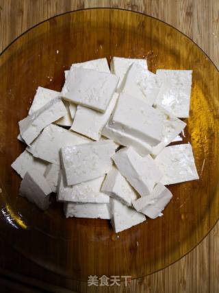 香煎豆腐的做法步骤：1